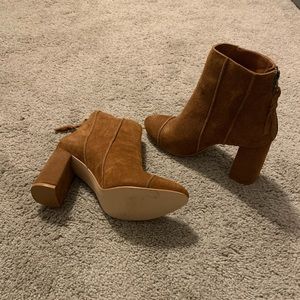 ABLE Brown Booties Size 9.5